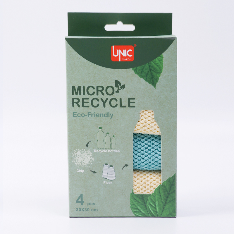 Micro Recycle  Kitchen Towel   4 pcs