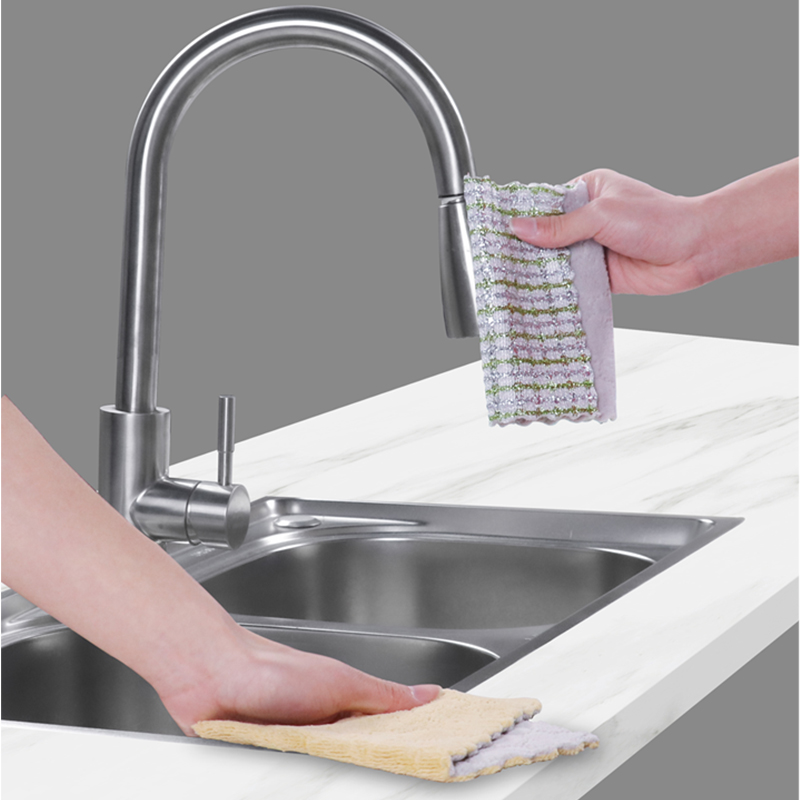 Heavy Duty Scrubbing Cloth 2 in 1
